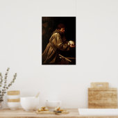 Poster Saint François dans la prière (Cuisine)