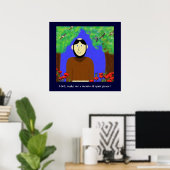 Poster Saint François d'Assise (Bureau à domicile)