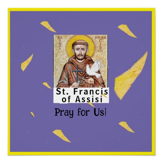 Poster Saint François d'Assise (Devant)