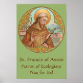 Poster Saint François d'Assise (BK 002) (Devant)