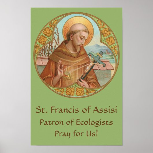 Poster Saint François d'Assise (BK 002) (Devant)