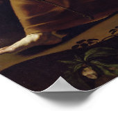 Poster Saint François d'Assise Consolé par un Ange (Coin)
