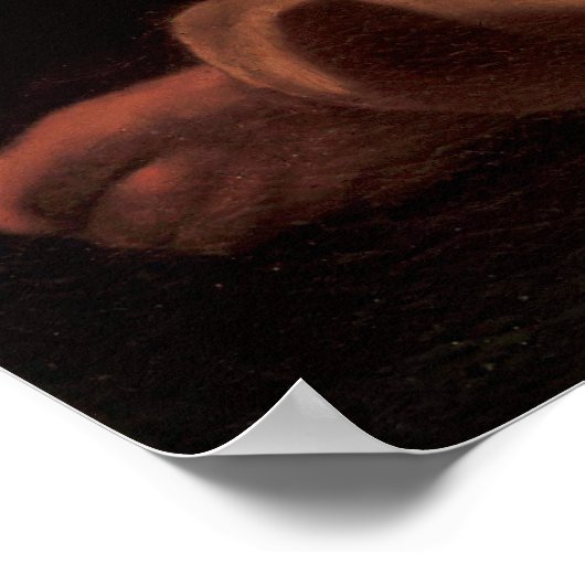 Poster Saint François d'Assise en Ecstasy par Caravaggio (Coin)