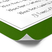 Poster Saint François d'Assise, Oiseau du Bruant (Coin)