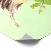 Poster Saint François d'Assise, Oiseau du Bruant (Coin)