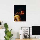 Poster Saint François d'Assise par Caravaggio (Bureau à domicile)