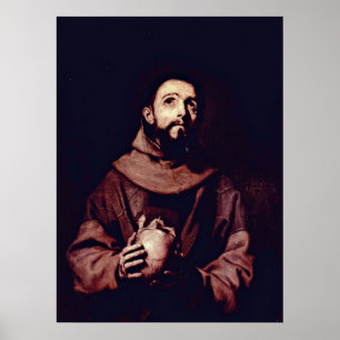 Poster Saint François d'Assise par Jusepe de Ribera