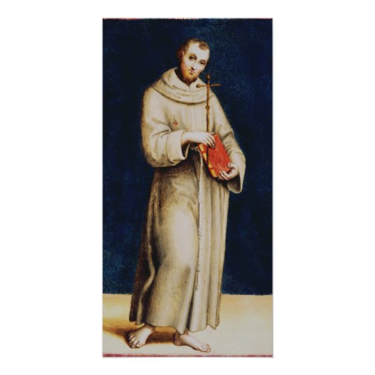 Poster Saint François d'Assise par Raphael (Devant)