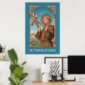 Poster Saint François d'Assise, Pater Seraphicus (SAU 040 (Bureau à domicile)