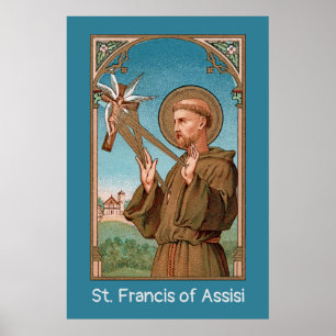 Poster Saint François d'Assise, Pater Seraphicus (SAU 040