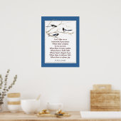 Poster Saint François d'Assise Prière avec les oiseaux de (Cuisine)