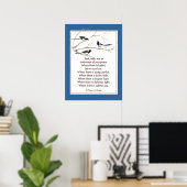 Poster Saint François d'Assise Prière avec les oiseaux de (Bureau à domicile)