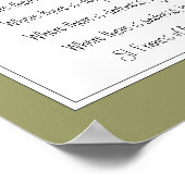 Poster Saint François d'Assise Prière avec traces de loup (Coin)