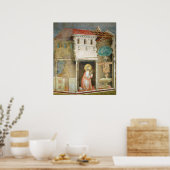 Poster Saint François priant dans l'église de San (Cuisine)