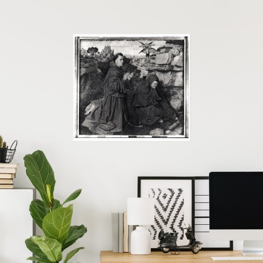 Poster Saint François recevant la Stigmata, c.1427 (Bureau à domicile)