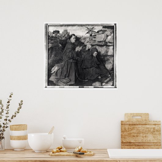 Poster Saint François recevant la Stigmata, c.1427 (Cuisine)