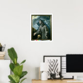 Poster Saint François recevant la Stigmata (huile sur toi (Bureau à domicile)