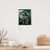 Poster Saint François recevant la Stigmata (huile sur toi (Cuisine)