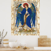 Poster Saint Gabriel Archangel Angel Catholique Saint (Cuisine)