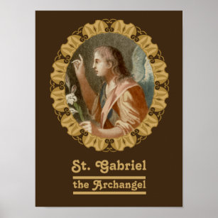 Poster Saint Gabriel l'Archange (M 011)