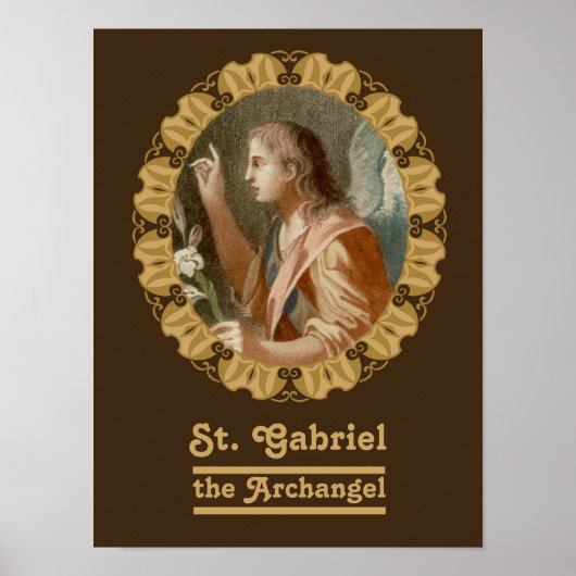 Poster Saint Gabriel l'Archange (M 011) (Devant)