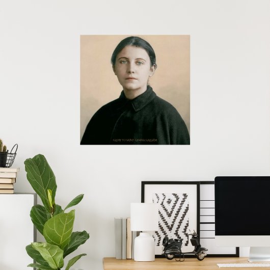 POSTER SAINT GEMMA GALGANI (Bureau à domicile)