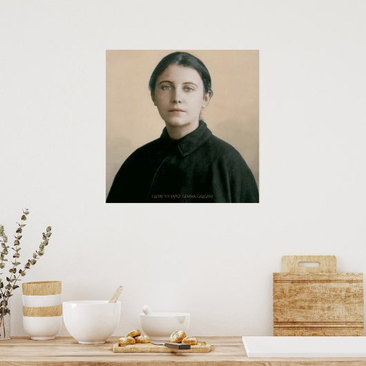 POSTER SAINT GEMMA GALGANI (Cuisine)