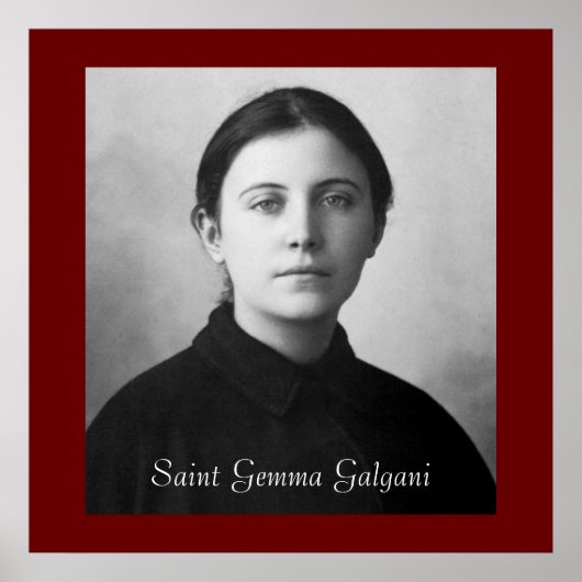POSTER SAINT GEMMA GALGANI (Devant)