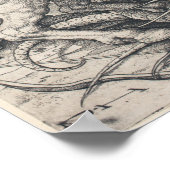 Poster Saint George à cheval pondre le dragon (Coin)