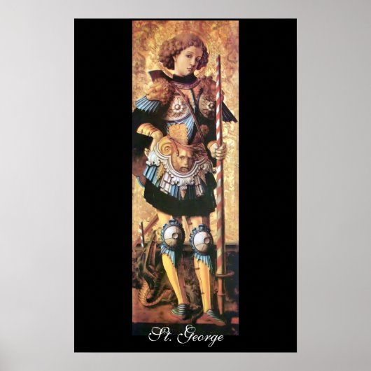 POSTER SAINT GEORGE ET DRAGON (Devant)