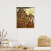 Poster Saint George et le Dragon (Cuisine)