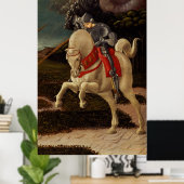 Poster Saint George et le Dragon (détail), vers 1470 (Bureau à domicile)