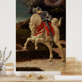 Poster Saint George et le Dragon (détail), vers 1470 (Cuisine)