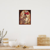 Poster Saint George Tuer la peinture d'art du Dragon (Cuisine)