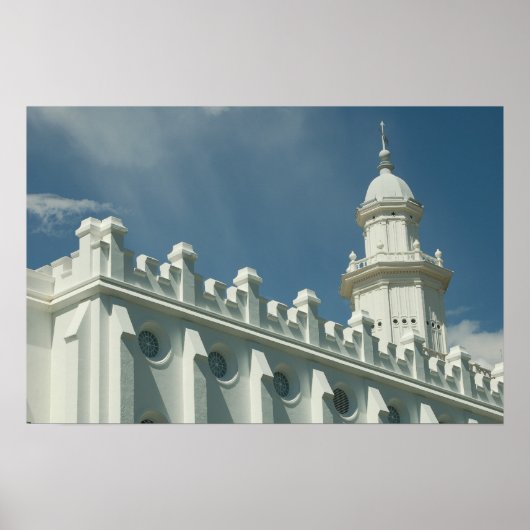 Poster saint george Utah, temple LDS (Devant)