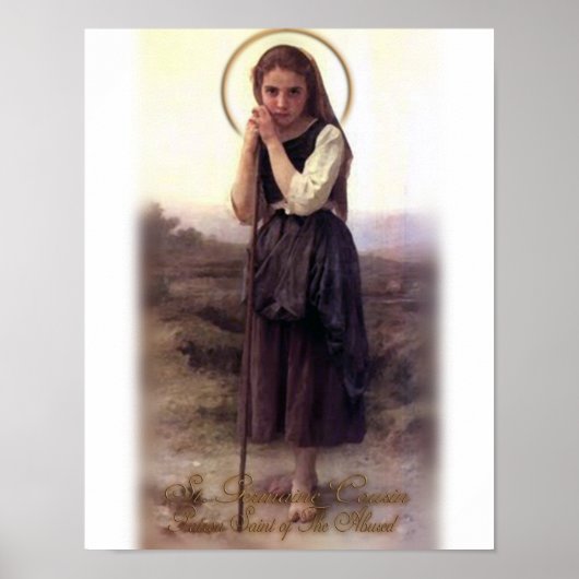 Poster Saint Germaine Patron Saint des Abus (Devant)