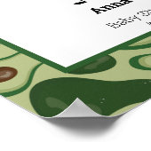 Poster Saint Guacamole ! baby shower bienvenue (Coin)