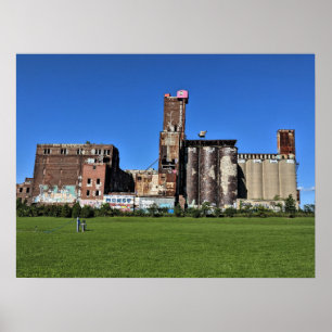 Poster Saint Henri Montréal Québec Canada Malting Factory