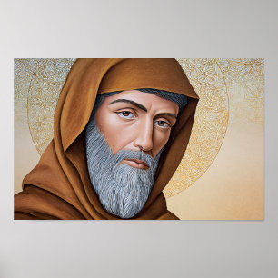 Poster Saint Jean de Damas : Lumière de la sagesse sacrée