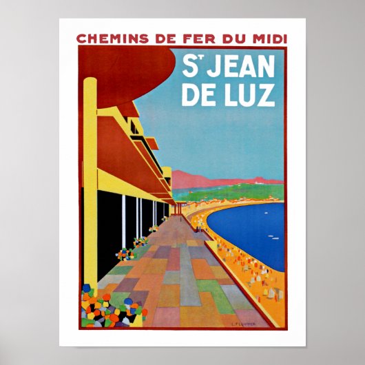 Poster Saint Jean de Luz (Devant)