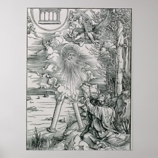 Poster Saint-Jean dévorer le livre (Devant)