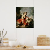 Poster Saint Jean le Baptiste comme enfant, c.1665 (Cuisine)