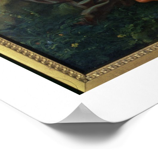 Poster Saint-Jean-le-Baptiste-Preaching, painted before 1 (Coin)