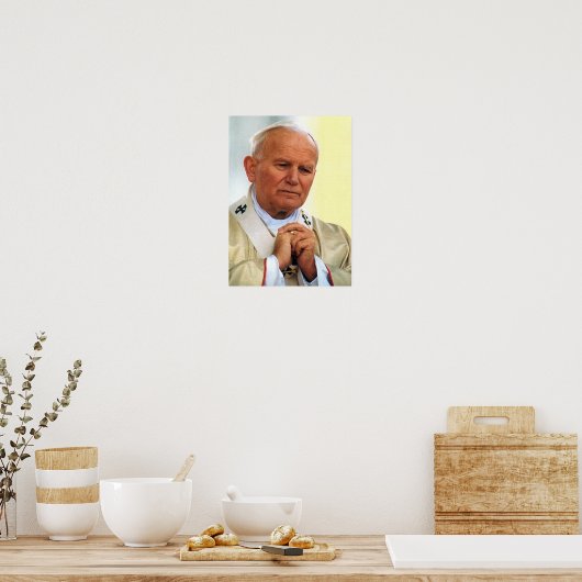 Poster Saint-Jean-Paul II (Cuisine)