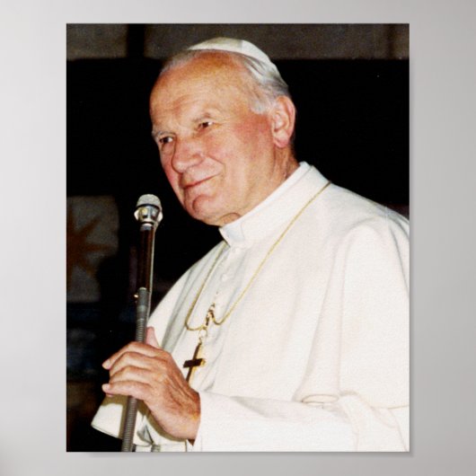 Poster Saint Jean-Paul II (Devant)