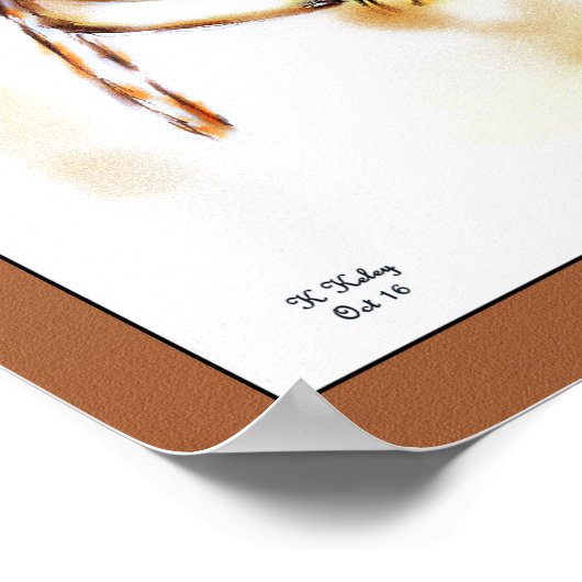 Poster Saint Jean-Paul II (Coin)