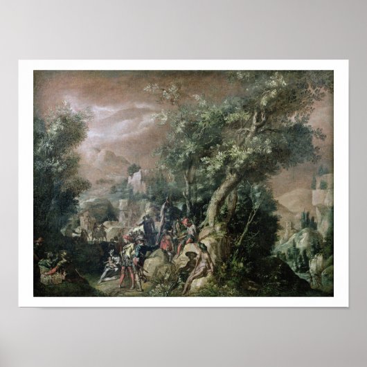 Poster Saint Jean Prêcher baptiste (huile sur toile) (Devant)
