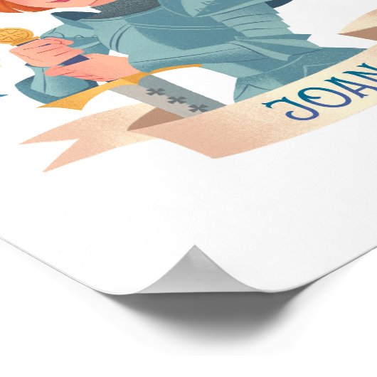 Poster Saint Jeanne d'Arc Imprimer (Coin)