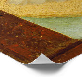 Poster Saint Jérôme avec le lion, 1436 (température sur p (Coin)