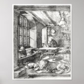 Poster Saint Jérôme dans son étude, 1514 (Devant)